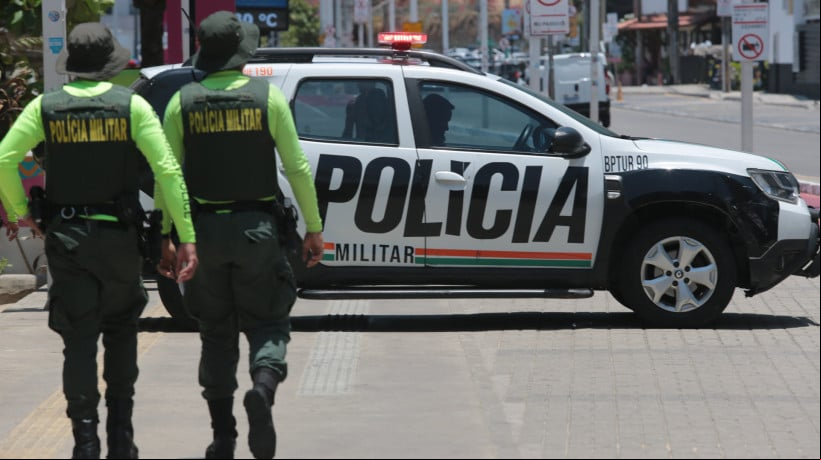 FORTALEZA-CE, BRASIL, 15-10-2024: Viaturas da Polícia Militar. (foto: Fabio Lima/ OPOVO)
